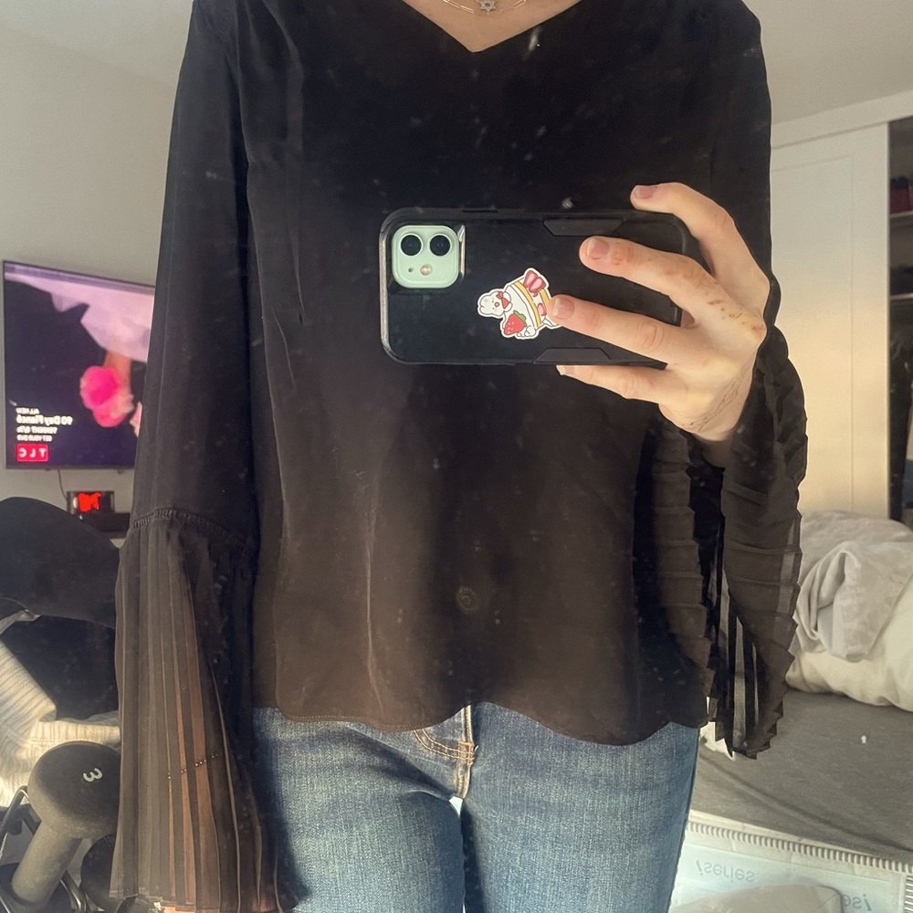 Ramy Brook black shirt never been worn tags still on.